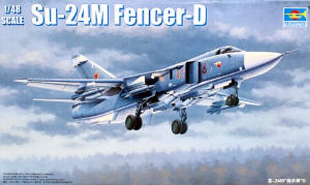 Trumpeter Sukhoi Su24M Fencer D Russian Attack Aircraft Plastic Model Airplane 1/48 Scale #002835