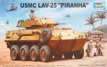 Trumpeter USMC LAV-25 Piranha Plastic Model Military Vehicle Kit 1/35 Scale #00349