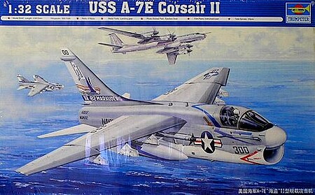 Trumpeter A7E Corsair II Aircraft Plastic Model Airplane 1/32 Scale #02231