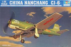 Trumpeter Nanchang CJ6 Chinese Fighter Plastic Model Airplane Kit 1/32 Scale #02240