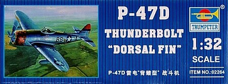 Trumpeter P47D Thunderbolt Late Version Fighter Plastic Model Airplane 1/32 Scale #02264