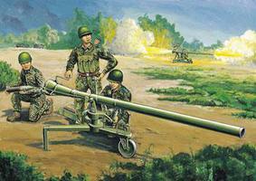 Trumpeter Chinese 105mm Type 75 Recoilless Rifle Plastic Model Military Vehicle Kit 1/35 Scale #02303