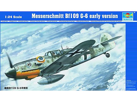 Trumpeter Messerschmitt Bf109 G-6 Early Version Plastic Model Airplane Kit 1/24 Scale #02407