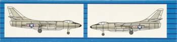Trumpeter A-3D Sky Warrior Aircraft Fleet (6) Plastic Model Airplane Kit 1/700 Scale #03419