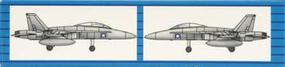 Trumpeter F/A18D Hornet Plane for USS Nimitz Plastic Model Airplane Kit 1/700 Scale #03427