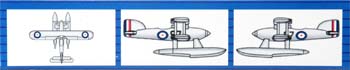 Trumpeter British Fairey IIIF Seaplane Aircraft Plastic Model Airplane Kit 1/700 #03450