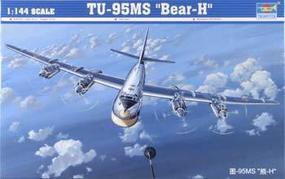 Trumpeter Russian TU95MS Bear H Bomber Plastic Model Airplane Kit 1/144 Scale #03904