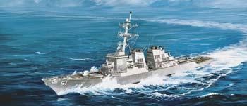 Trumpeter USS Arleigh Burke DDG51 Guided Missile Destroyer Plastic Model Kit 1/350 Scale #04523