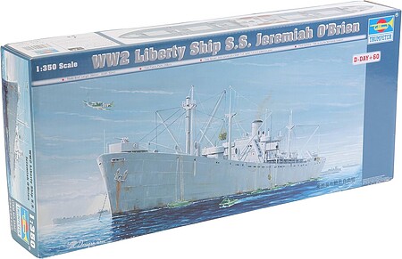 Trumpeter SS J. OBrien WWII Liberty Ship Plastic Model Military Ship Kit 1/350 Scale #05301