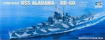 Trumpeter USS Alabama BB-60 Battleship Plastic Model Military Ship Kit 1/350 Scale #05307
