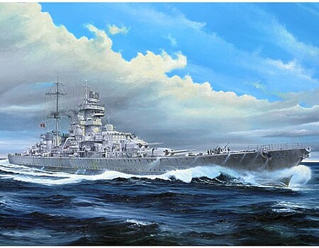 Trumpeter German Prinz Eugen Cruiser 1945 Plastic Model Military Ship Kit 1/350 Scale #05313