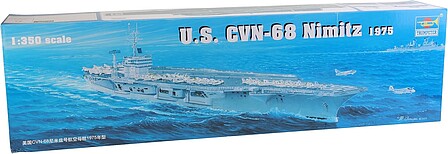 Trumpeter USS Nimitz CVN68 1975 Aircraft Carrier Plastic Model Military Ship Kit 1/350 Scale #05605