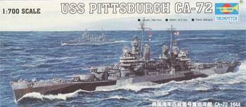 Trumpeter 44 USS Pittsburgh CA-72 Cruiser Plastic Model Military Ship Kit 1/700 Scale #05726