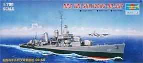 USS The Sullivans DD537 Destroyer Plastic Model Military Ship Kit 1/700 Scale #05731