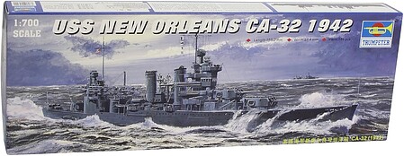 Trumpeter USS New Orleans CA32 Cruiser 1942 Plastic Model Military Ship 1/700 Scale #05742