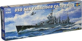 Trumpeter USS San Francisco CA38 Heavy Cruiser 1942 Plastic Model Military Ship 1/700 Scale #05746 Trumpeter USS San Francisco CA38 Heavy Cruiser 1942 Plastic Model Military Ship 1/700 Scale #05746