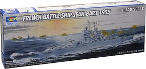 Trumpeter French Jean Bart Battleship 1955 Plastic Model Military Ship 1/700 Scale #05752