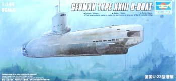 Trumpeter German Type XXIII Late Production U-Boat Plastic Model Military Ship 1/144 Scale #05908