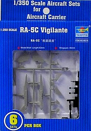 Trumpeter RA5C Vigilante Aircraft for USS Nimitz Plastic Model Airplane Kit 1/350 #06218