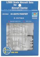 Su25UTG Frogfoot Set of 6 for Modern Russian Carriers Plastic Model Airplane 1/350 #06229