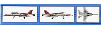 Trumpeter F/A-18F Super Hornet (6) Plastic Model Airplane Kit 1/350 Scale #06235