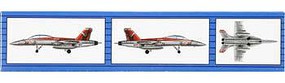 F/A-18F Super Hornet (6) Plastic Model Airplane Kit 1/350 Scale #06235
