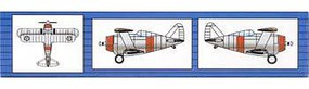 F2F Fighter-Single Eng Bipe (6) Plastic Model Airplane Kit 1/350 Scale #06241