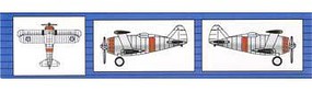 Trumpeter F3F Fighter-Single Eng Bipe (6) Plastic Model Airplane Kit 1/350 Scale #06245