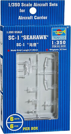 Trumpeter US Navy SC-1 Seahawk Seaplane Plastic Model Airplane Kit 1/350 Scale #06250
