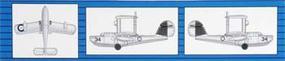 British Supermarine Walrus BiPlane Set for Warships Plastic Model Airplane Kit 1/350 #06251