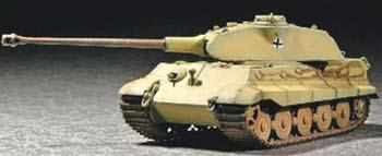 Trumpeter German SdKfz 182 King Tiger Tank (Porsche Turret) Plastic Model Kit 1/72 Scale #07202