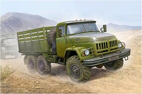 Trumpeter Russian Zil131 Military Truck w/Stake Body Plastic Model Military Vehicle Kit 1/35 #1031 Trumpeter Russian Zil131 Military Truck w/Stake Body Plastic Model Military Vehicle Kit 1/35 #1031