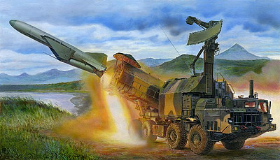 Trumpeter Russian 4K51 Rubezh Coastal Anti-Ship Missile Plastic Model Military Vehicle Kit 1/35 #1035