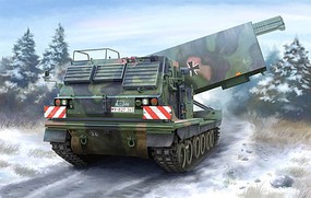German M270/A1 Multiple Launch Rocket System Plastic Model Military Vehicle Kit 1/35 #1046