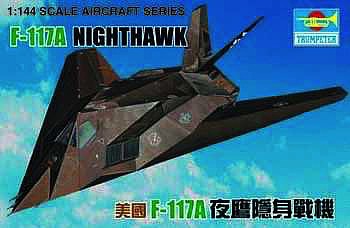 Sky Pilot F-117 Nighthawk 1/180 Diecast Model 