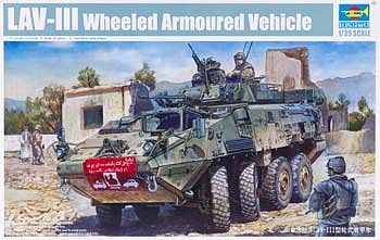 Trumpeter LAV-III 8x8 Kodiak Light Armored Vehicle Plastic Model Military Vehicle 1/35 Scale #1519