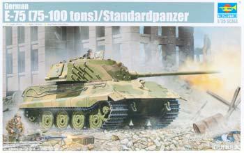 Trumpeter German E75 Panther (75-100 Ton) Tank Plastic Model Military Vehicle Kit 1/35 Scale #1538
