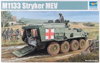 Trumpeter M1133 Stryker Medical Evacuation Vehicle (MEV) Plastic Model Military Kit 1/35 Scale #1559