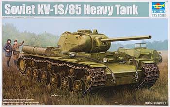 Trumpeter Soviet KV-1S/85 Heavy Tank Plastic Model Military Vehicle Kit 1/35 Scale #1567