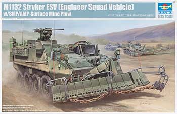 with SMP AMP Model Trumpeter 01574 01575 1/35 M1132 Stryker ESV with LWMR SOB