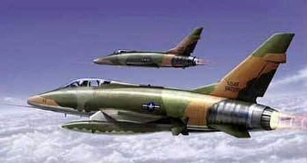 Trumpeter F100F Super Sabre Fighter Aircraft Plastic Model Airplane Kit 1/72 Scale #1650