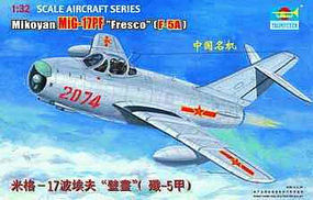 Trumpeter Shenyang F5A/Mig17 PF Single-Seat Chinese Fighter Plastic Model Airplane 1/32 Scale #2206