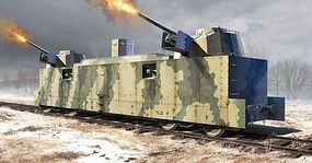 Trumpeter Soviet PL-37 Light Artillery Armored Rail Car Plastic Model Military Train 1/35 Scale #222