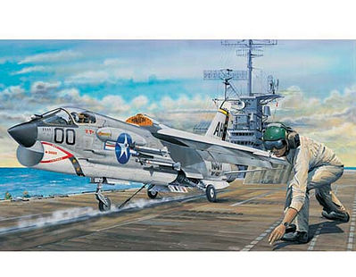 Trumpeter F8J Crusader US Navy Fighter Aircraft Plastic Model Airplane Kit 1/32 Scale #2273