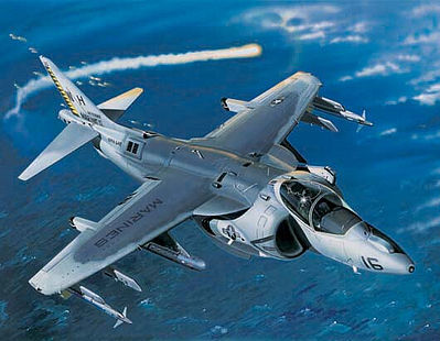 Trumpeter AV8B Harrier II Night Attack Aircraft Plastic Model Airplane Kit 1/32 Scale #2285