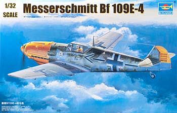 Trumpeter Messerschmitt Bf109E4 German Fighter Plastic Model Airplane Kit 1/32 Scale #2289
