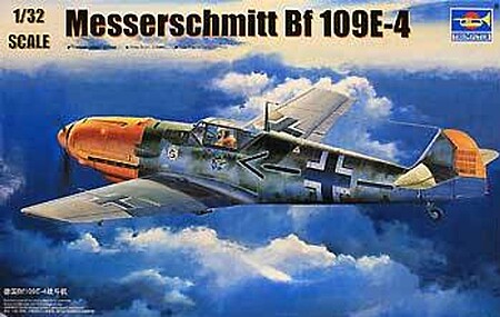 Trumpeter Messerschmitt Bf109E4 German Fighter Plastic Model Airplane Kit 1/32 Scale #2289