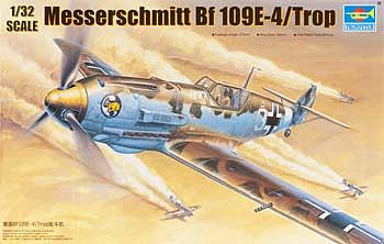 Trumpeter Messerschmitt Bf109E4/Trop German Fighter Plastic Model Airplane Kit 1/32 Scale #2290