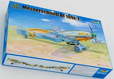 Trumpeter Messerschmitt Bf109E7 German Fighter/Bomber Plastic Model Airplane Kit 1/32 Scale #2291