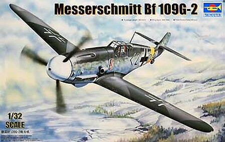 Trumpeter Messerschmitt Bf109G2 German Fighter Plastic Model Airplane Kit 1/32 Scale #2294